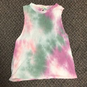 tie dye tank top from boutique